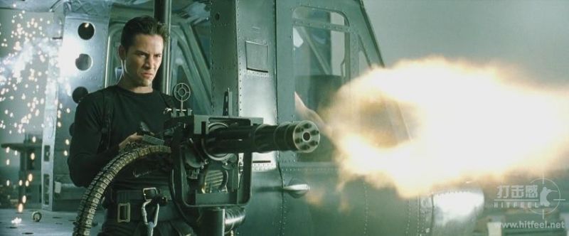 交流  m134型加特林(gatling)速射机枪,minigun,真的是太强大了.