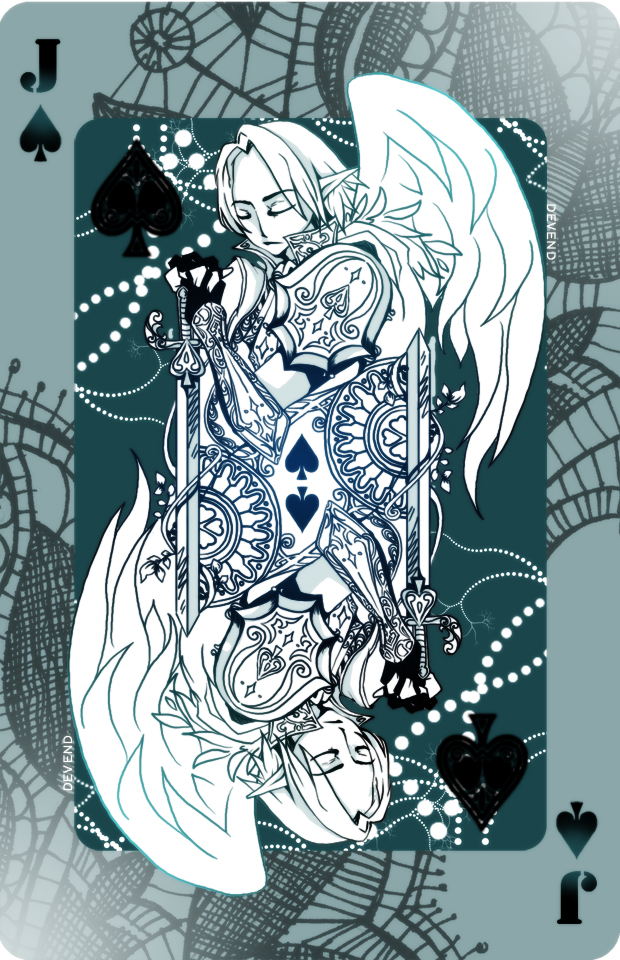 【 《永恒的回忆作品展》扑克no 1 黑桃j 】