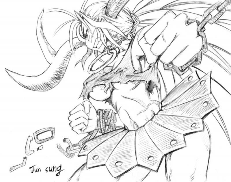 大量珍藏铅笔画放出_17173英雄联盟专区_第