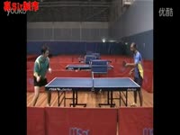 乒乓球直板运动员正手攻球对练标准动作_171