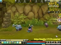 《梦幻龙族》猎人技能演示-撒网_17173游戏播