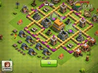 部落战争7本飞龙流进攻 10本抢黑水 8104-部落