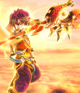 羽灵/见左图，羽灵神在《梦幻西游2》CG片中使用的武器类型是答：法...