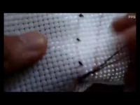 【高清】十字绣针法 十字绣视频 十字绣勾边 三