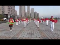 完整版 鸡西休闲广场快乐阳光扇子舞 13大海航