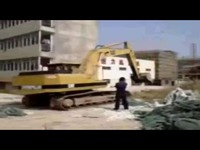 独家视频 挖掘机-挖机视频 表演 挖掘机工作视