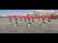 春英广场舞新年恰恰恰 集体示范版本 2014最新