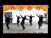 热门短片 春回草原广场舞视频分解动作示范(配