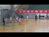 2014铜梁县学生篮球赛初中甲女:重庆巴中对东