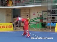 14年传统男子全国冠军赛(领结教程)套路猴棍0diy武术项目图片