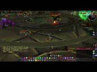 超清 WOW魔兽世界5.4术士绿火任务最后BOS