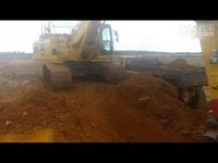 高清合集 2014 小松 360 挖掘机在装车,沃尔沃