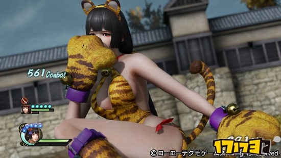 战国无双4-2DLC服装展示 绅士福利向