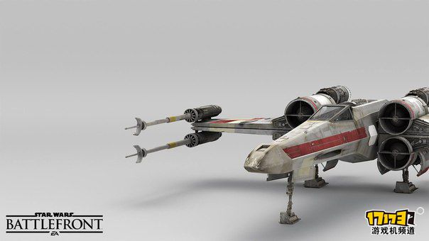 官方放出星球大战前线X翼战机渲染图