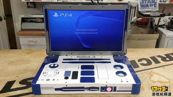 巧手玩家打造《星球大战》主题便携PS4主机 